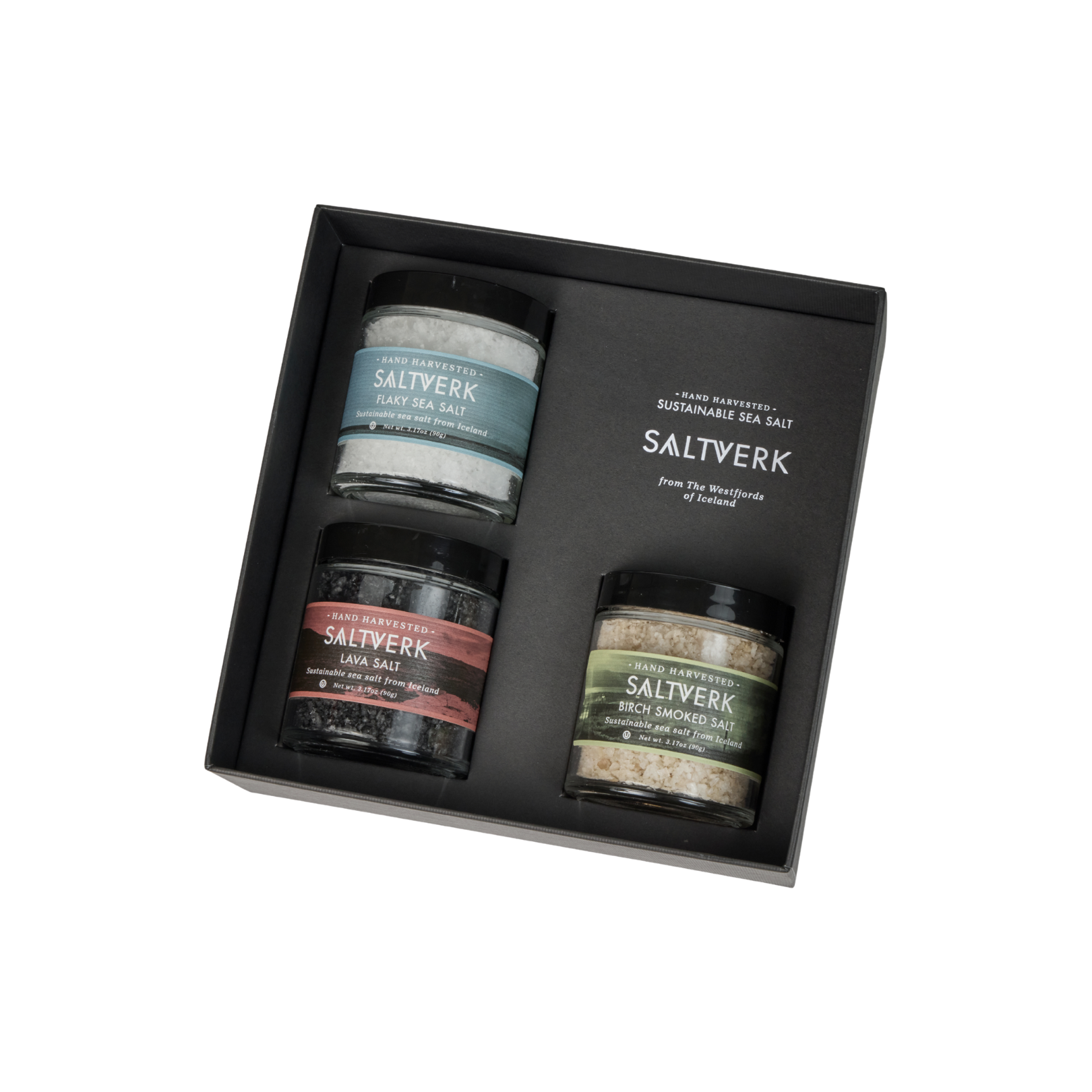 Saltverk Luxury Gift Box of Icelandic sea salts