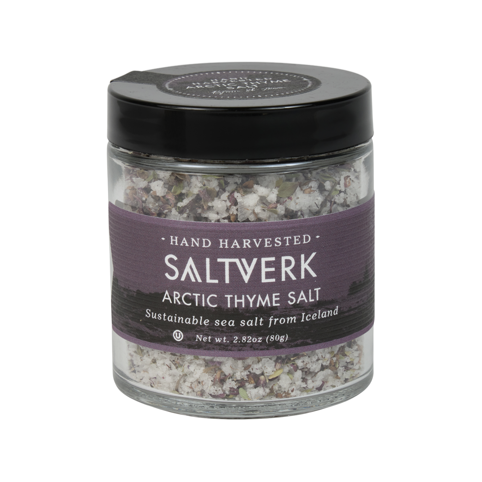 Jar of Saltverk Arctic Thyme Salt