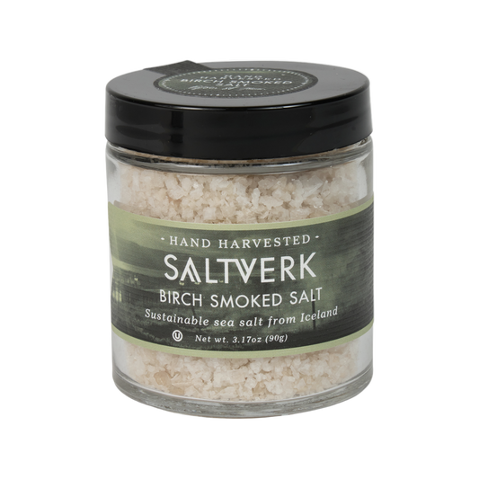 Jar of Saltverk Birch Smoked Salt