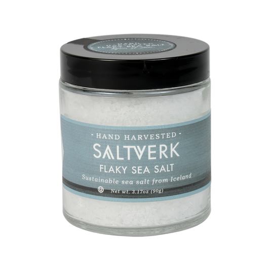 Jar of Saltverk Flaky Sea Salt