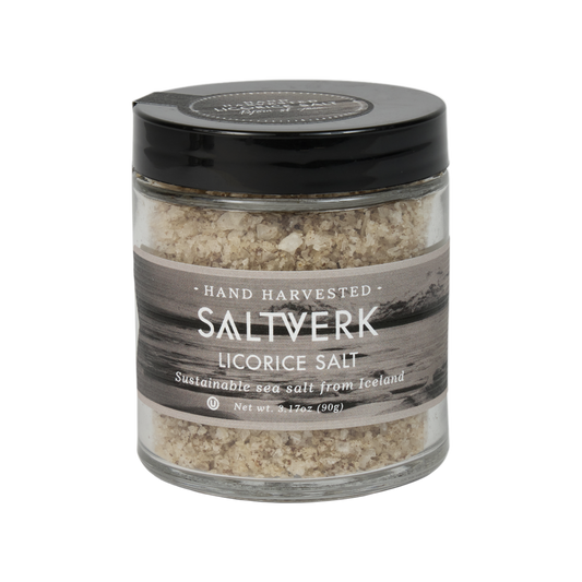 Jar of Saltverk Licorice Salt